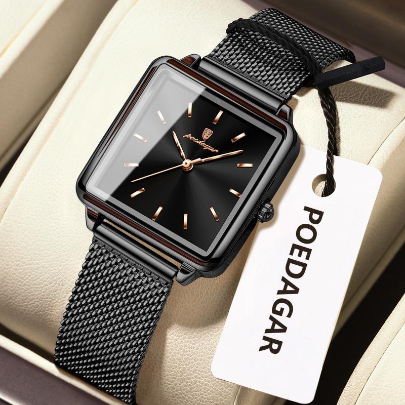 Top Brand New Women's Watch Small Square Watch Ultra-thin Student Fashion Quartz Watch