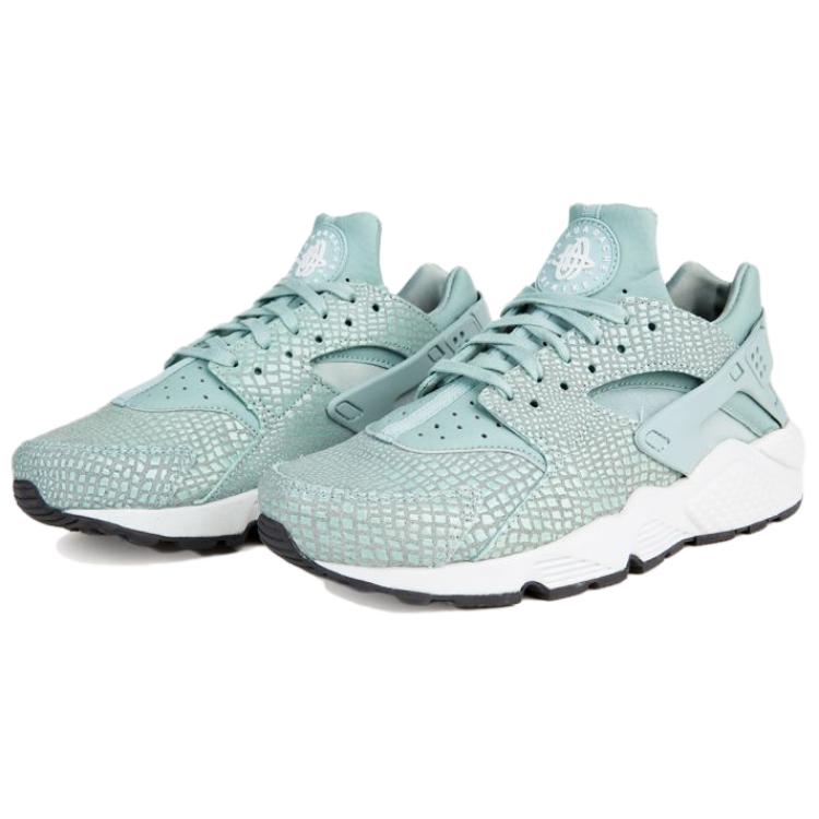 Nike Air Huarache Run Print Cannon Crocodile Women Sneakers Blue Cannon-Blue White 725076-006
