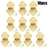 10Pcs 53x28mm Antique Decorative Hinges Wood Box Furniture Door Hardware Hot