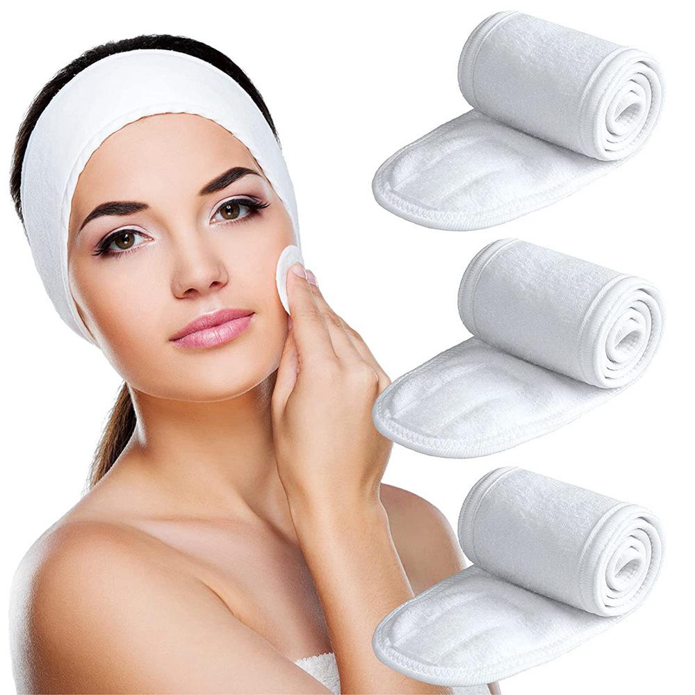 Thick Absorbent Magic Tape Hairband Set: Sports, Yoga, Makeup & Wash Face Accessories