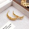 Versatile Wheat Ear Studs: High-End, Luxurious Earrings with Unique Design for Women