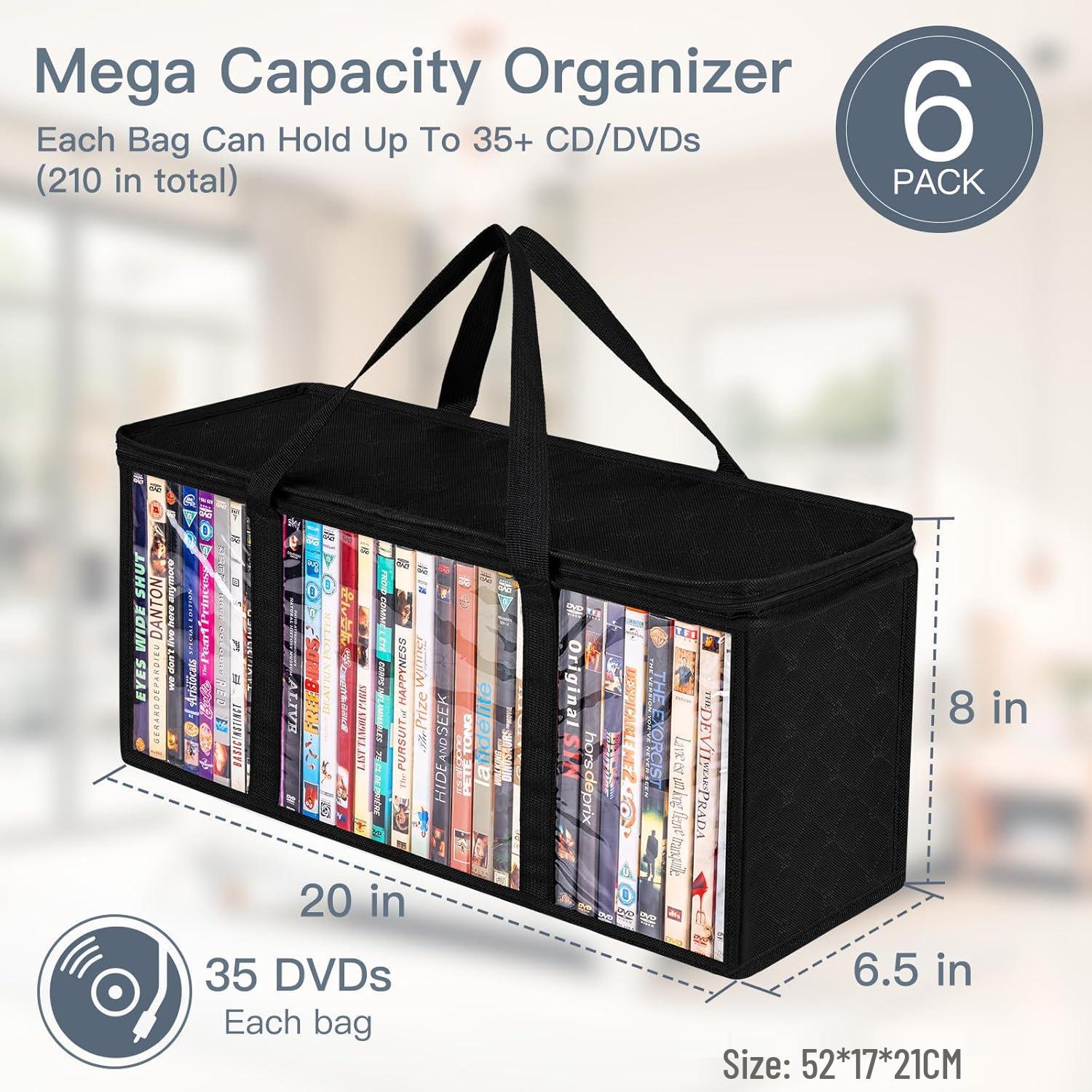 

Водонепроницаемая прозрачная ПВХ сумка для хранения компакт-дисков с ручкой 3-pack