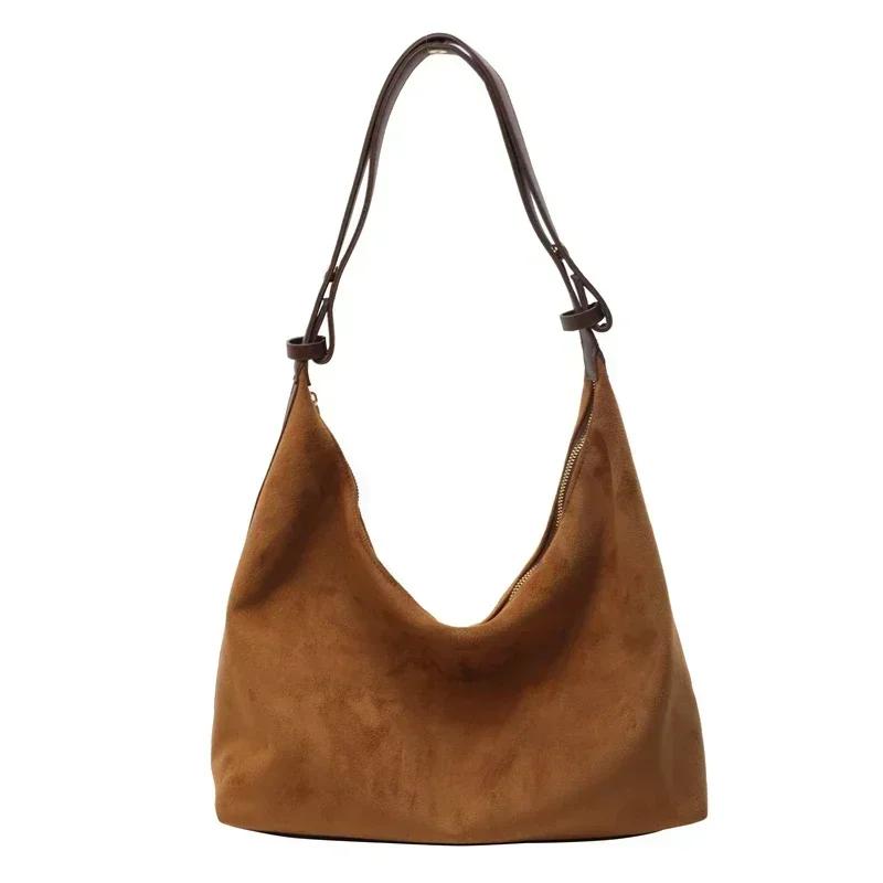 Borse a tracolla casual con cerniera in nylon PU con filo da cucito, nuove, versatili, di alta qualità, per la semplicità dei giovani
