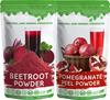 Organic Beetroot Pomegranate powder for eating, for Drinking, for Hair, for Skin Whitening, for Tea, for Face Pack, for Pomegranate Beetroot powd