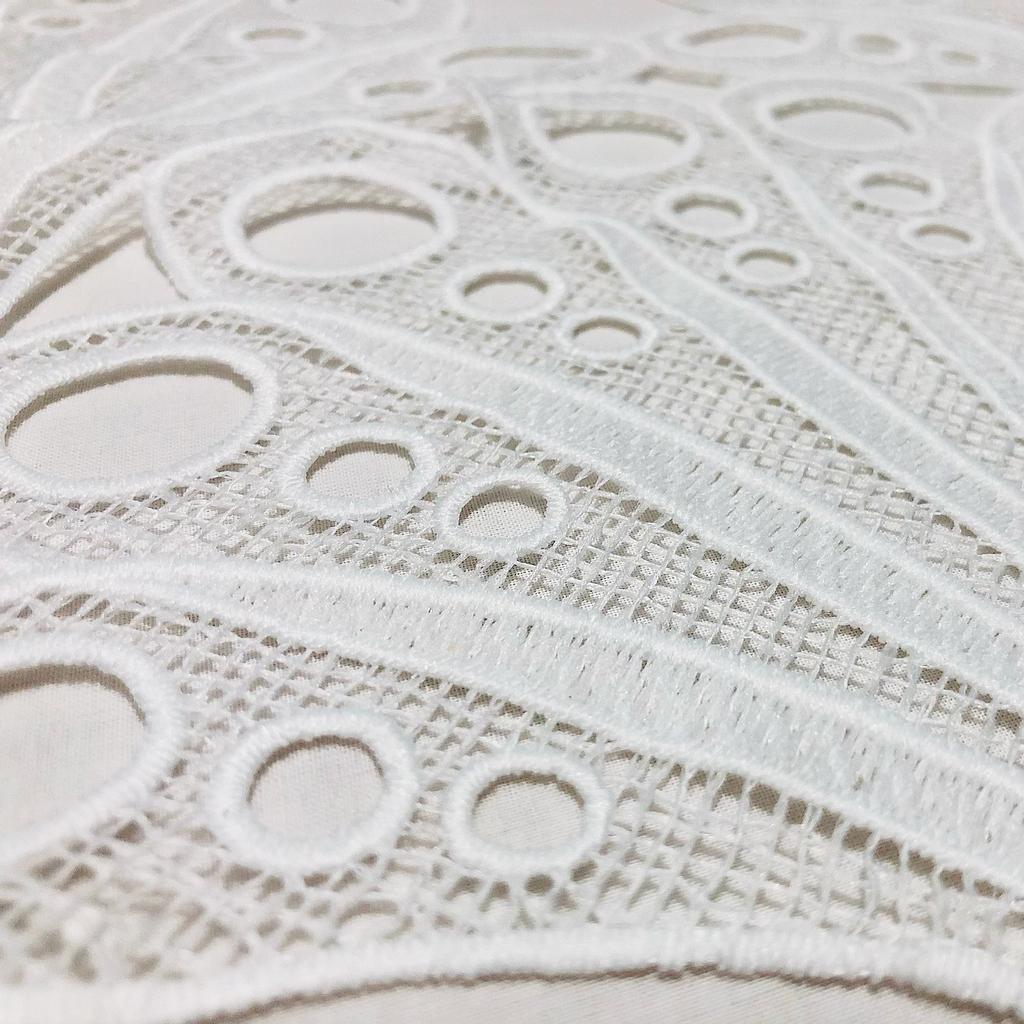 Neue Milchseide Wasserlösliches Stickgarn Barcode Bekleidungszubehör Unterwäsche Rock Heim Spitze Stoff