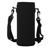 610-1500 ML Water Bottle Cover Bag Pouch Strap Neoprene Water Pouch Holder Shoulder Strap Black Bottle Carrier Insulated Bag