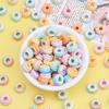 Mini Donut Ice Cream Cartoon Handmade DIY Ornament Accessories Cream Glue Resin Hair Clip Materials
