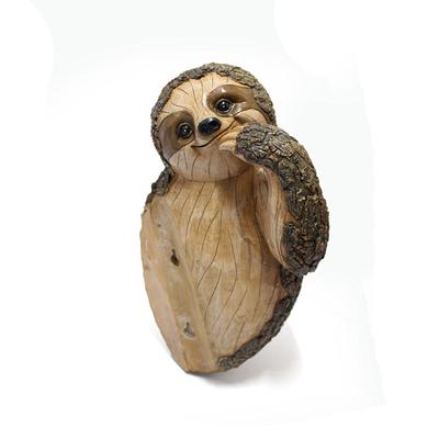 Garden Peeker Sloth Sculptures Lovely Innovative Simulation Resin Waterproof Lasting Tree Hugger
