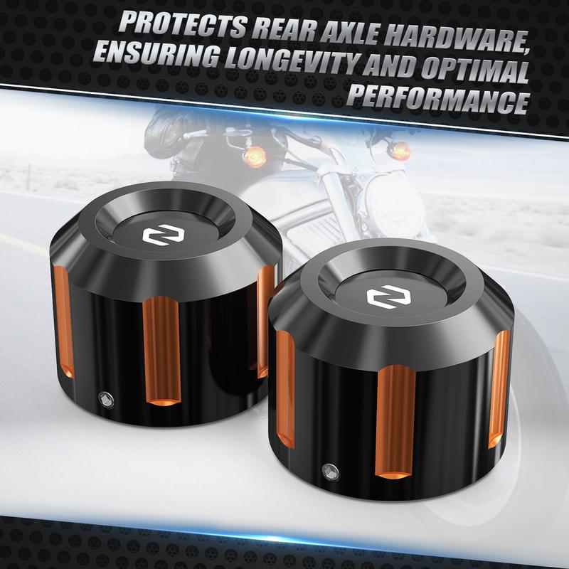 For Harley Street Glide FLHX 2017-2024 Rear Axle Nut Covers Road King FLHR Special FLHRXS Electra Glide Ultra Classic FLHTCU