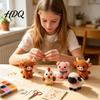 Animali con Perline Fatti a Mano 1 Set Kit Fai da Te Animale 3D con Perline, Arte con Perline