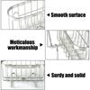 Stainless Steel Multi-Functional Sponge Drainer Rack with Suction Cups Kitchen and Bathroom Sink Organizer for Sponges Brushes