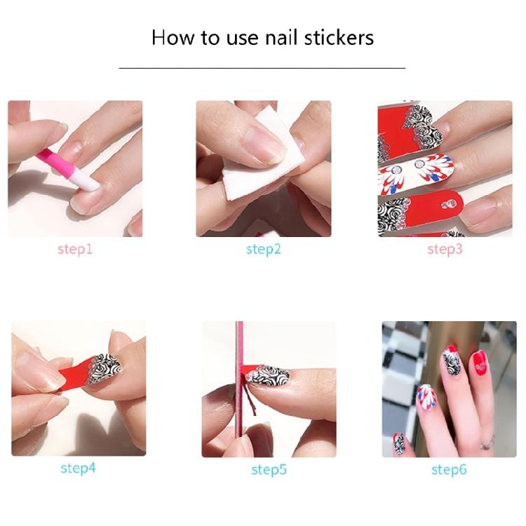 14Pcs Gels Nail Sticker Decals Gels Nail Strips Full Nail Wraps for Nail Art Adhesive Multicolors Nail Strips
