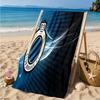 Golden Club Atletico Emblem Beach Towel Microfiber Beach Towel, Lightweight and Quick-Dry, for Summer Travel, Swimming Pool Fan Birthday Gift