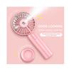 (Grün) Mini18 Drei Geschwindigkeiten Leiser Sommer Kühlventilator Nano-Spray Mini Handventilator