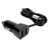 Dual Port Mini 4.8A+1A USB High Current Mobile Phone Charging Car Charger with USB Cable