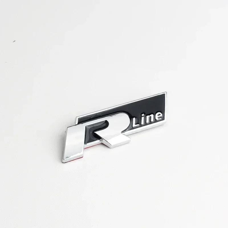 VW 2026 Hot Car Front Grille Emblem for Volkswagen Rline Polo Passat B5 B7 Golf 3 4 5 Jetta Touareg Beetle Tail Trunk Fender Bad FMPQT1