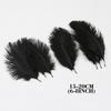 10Pcs 15-20cm Ostrich Feathers Plume Craft Centerpiece Wedding Party Decor Black