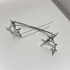 Fashion Star Clip Earrings Sparkling Ear Cuff Jewelry Gift Simple Climber Earrings Wrap Party Jewelry Drop Earrings