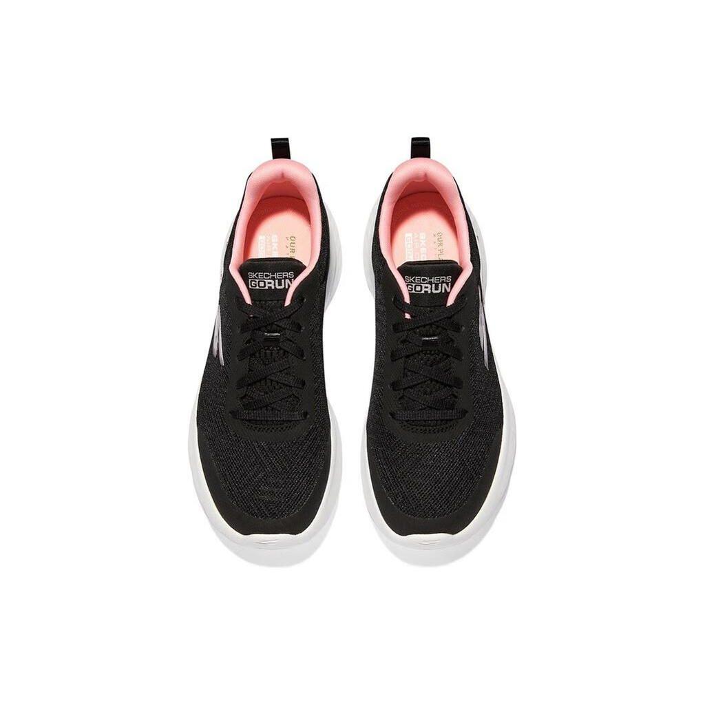 Skechers Go Run Lite 'Negro Blanco Rosa' Mujer 129425-BKPK