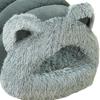 Plush Cat Bed Comfortable Kitten Kitty Shelter for Small Animal Pet Supplies
