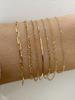 5PCS/7PCS Fashion Stainless Steel Love Bead Chain Bracelet Set Commuter Elegant Leisure Accessories Neutral Stackable