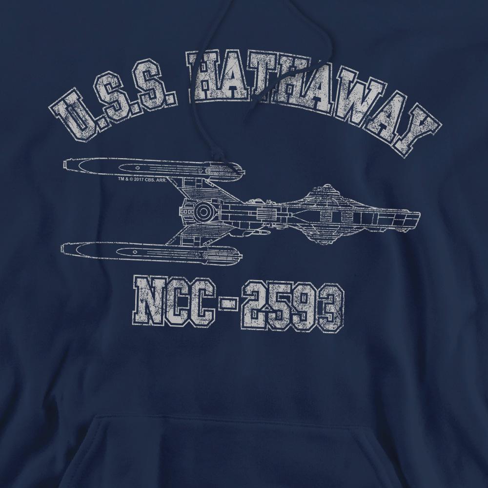 Star Trek Mens Hathaway Athletic Hoodie