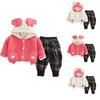 Kids Casual Long-Sleeve Set, Comfortable Daily Wear Outfits