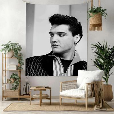 Elvis Nástěnná dekorace Gobelínové umění Pro památku mazlíčka Narozeniny Svatba Party Pozadí Rodinný dárek