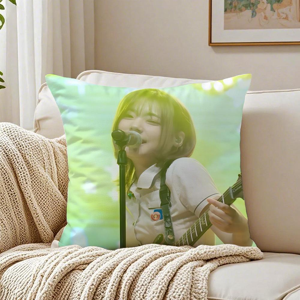Idol Kpop QWER SSiyeon Cushion Cover Pillowcase Antidustmite living Room Sofa Decor Cushion Room