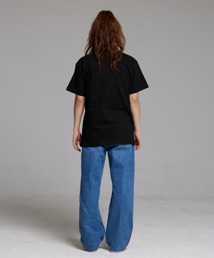 CREAM SODA LAB Swallow Twin Short Sleeve Tee Black
