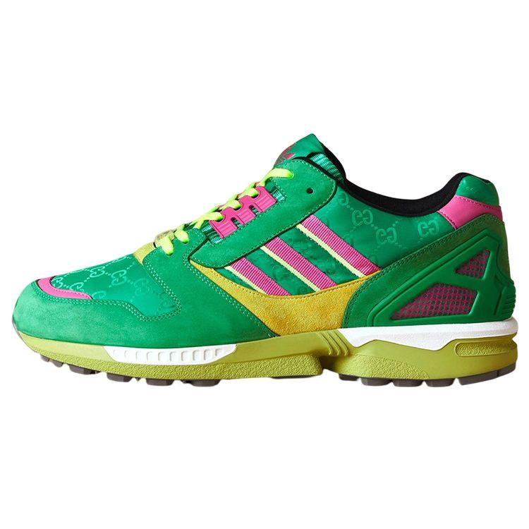 Adidas Originals ZX 8000 GG Canvas Lace-Up Low-Top Sneakers Men Sneakers Green 721937-AAA89-3749