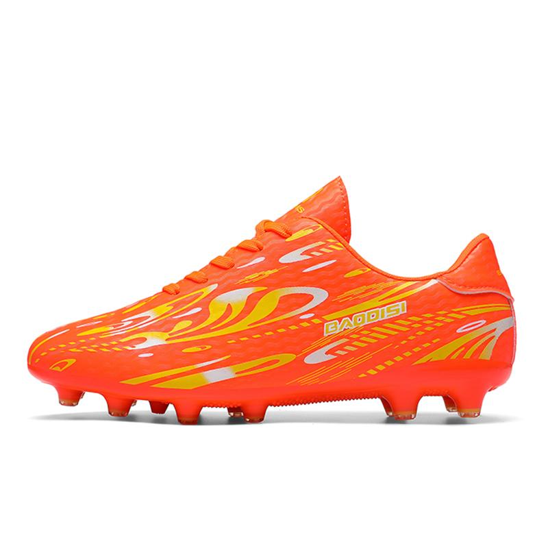Men's Soccer Shoe TF/FG Non-Slip Turf Soccer Cleats Train Shoes Comfortable Simple Design Sneakers Casual Lace Up Football Boots