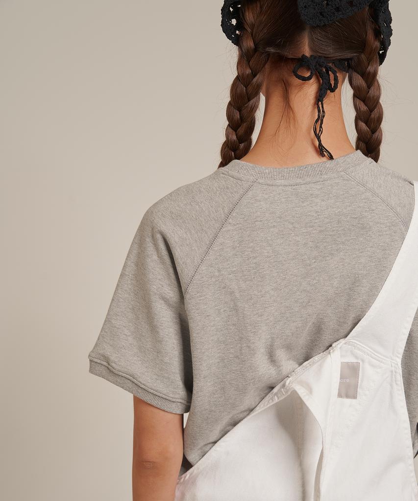 Iteoneolmomeonteu Veter Days Half Sweatshirt _ Gray