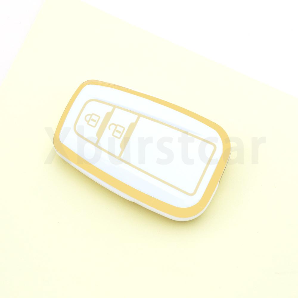 Soft TPU Key Case Keyless Protection Cover  For Toyota Corolla 4Runner Highlander RAV4 Camry Prius Auto Shell Fob Holder Bag