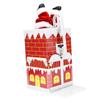 Electric Santa Claus Climbing Down And Down Chimney Xmas Santa Toy Battery Operated Music Doll Christmas Ornament Gift For Kids No Battery