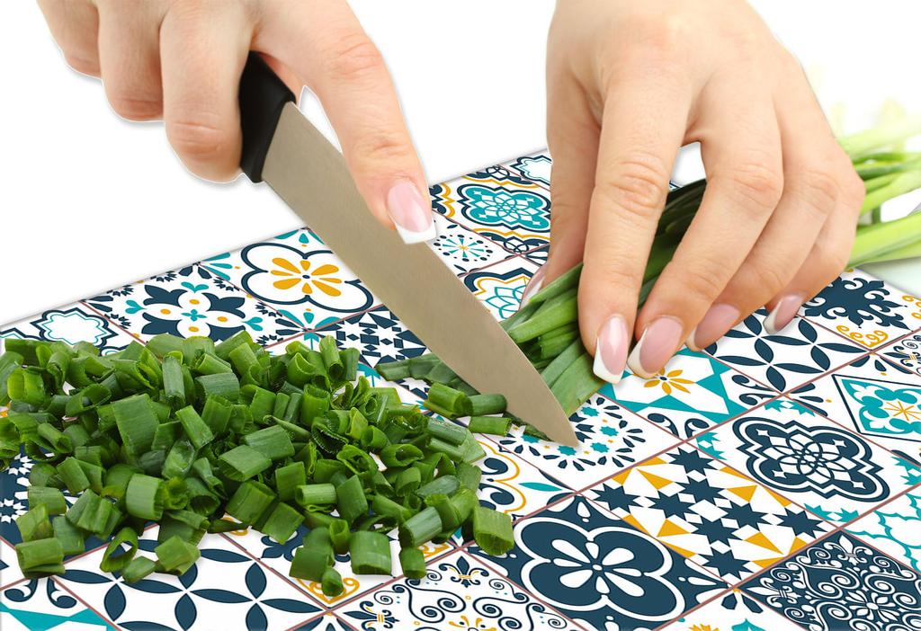 Szklana Płyta Ochronna Na Kuchenkę 90x52 Mozaika