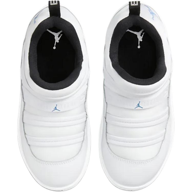 Air Jordan 11 Retro Little Flex PS Legend Blue / Columbia 2024 Kids Sneakers White Black BQ7101-104