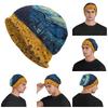 The Starry Night By Vincent Van Gogh Men Women Adult Beanies Caps Knitted Bonnet Hat Warm Autumn Winter Outdoor Skullies Hats