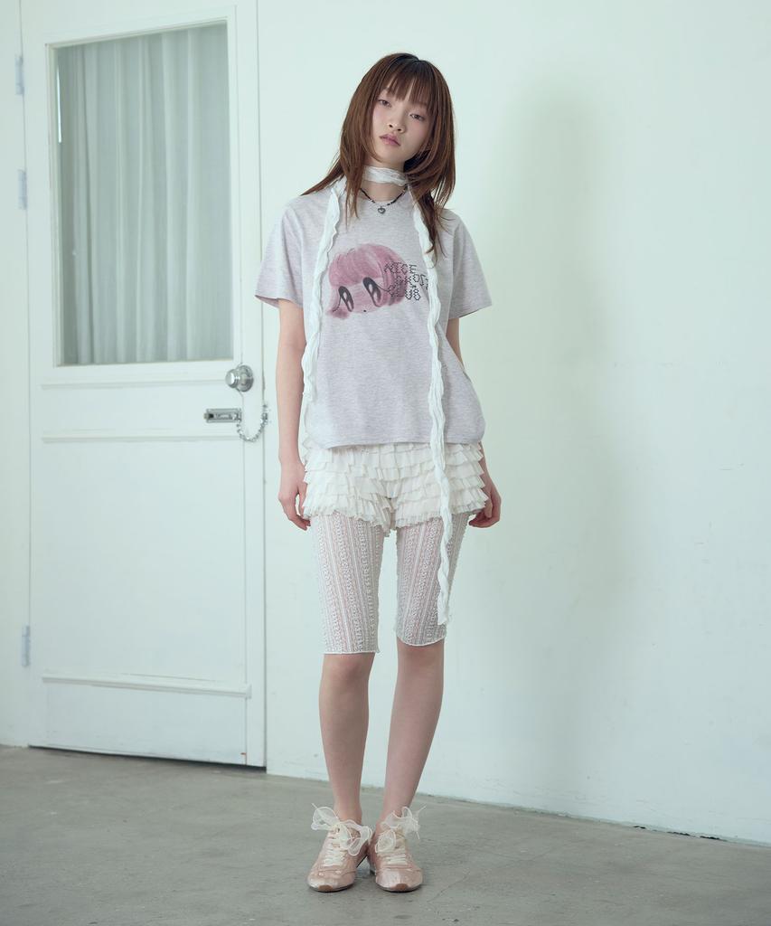 NICEGHOSTCLUB Big Eyes Doll Tee_Pink(Ng2Gmft505A)