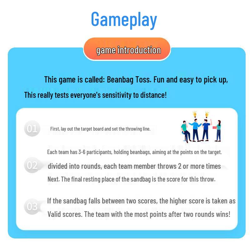 Team Building Sandbag Target Game Set