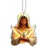 Car Pendant, Backpack Keychain Pendant, Mary's Heart Decoration Pendant