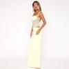 European and American Spring Women's Sexy Lace Splicing Hollow Perspective Strap Dress