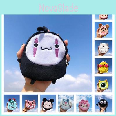 Cute Disney Sanrio Cartoon Plush Animal Coin Wallet For Kids And Adults