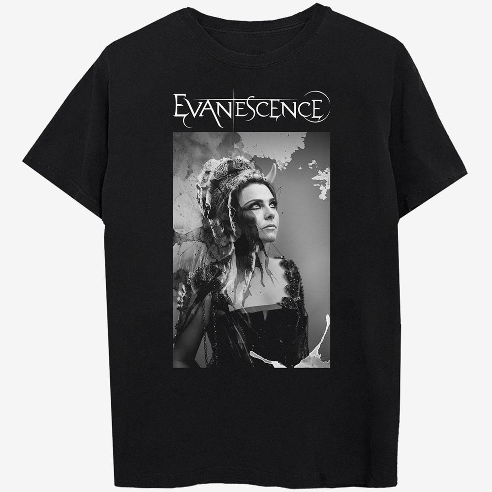 

Evanescence Эми Ли Парень черная футболка с коротким рукавом S до 5XL 1F863 Унисекс футболка S