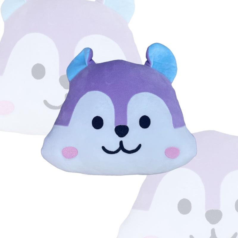 Purple Mang Stuffed Animal Pillow For Kids Cartoon Character Plush Toy