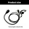 Adjustable  Style Earpiece Microphone Hands Frees Communication Ear Hook Microphone  Type Earpiece for UV5R & BF888S