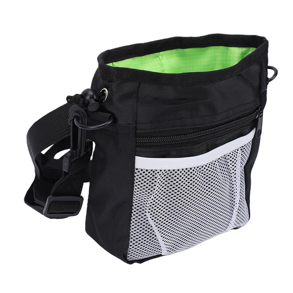 Dog Treat Training Pouch with Mesh Bag Poop Bag Dispenser Pet Training Bag for Kibble Food Toys