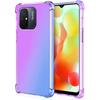 Gradient Dropproof Case for Xiaomi Redmi 12C, Purple/Blue