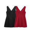Elegant Sleeveless Balloon Dress for Women - European and American Style
