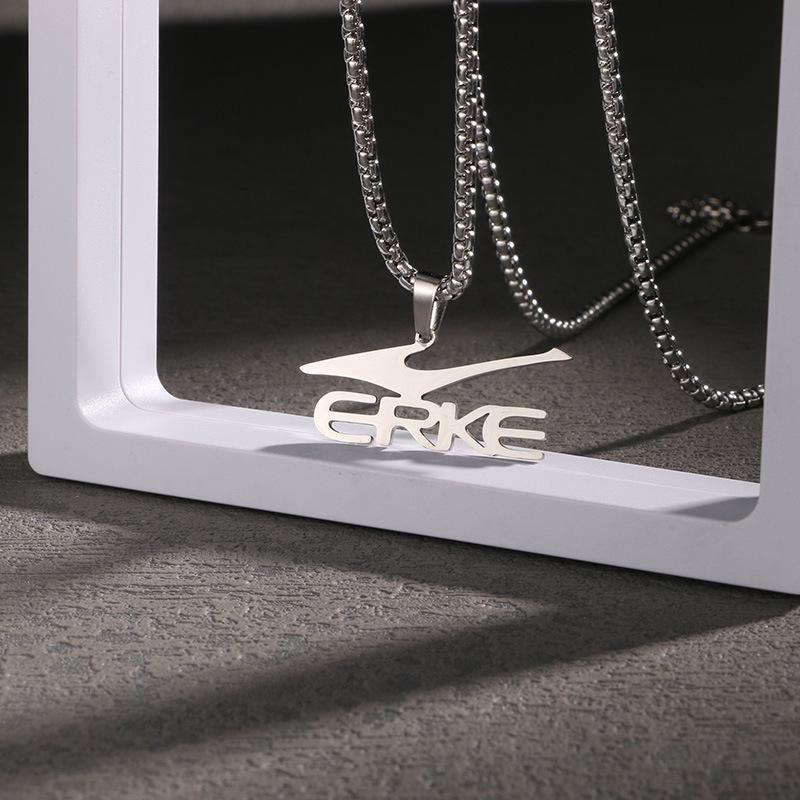 Men's Titanium Steel Hip Hop Pendant Necklace - Trendy, Non-fading Street Style